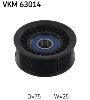 Ведучий ролик, зубчастий ремінь (Вир-во) SKF VKM-63014
