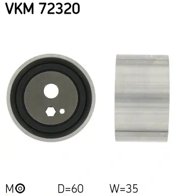 Натяжний ролик, ремінь ГРМ SKF VKM-72320 (фото 1)