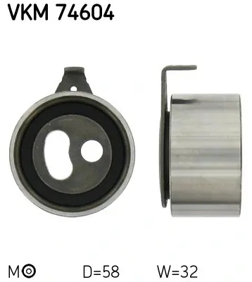 Ролик модуля натягувача ременя SKF VKM-74604 (фото 1)