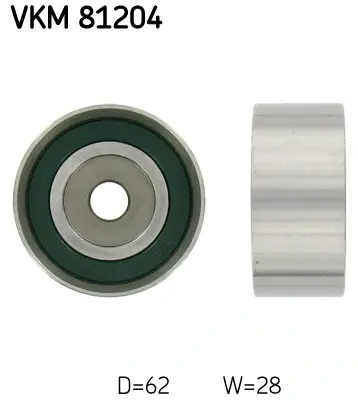 Ролик натягувача ременя (Вир-во) SKF VKM-81204 (фото 1)