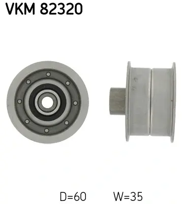 Ролик натягувача ременя (Вир-во) SKF VKM-82320 (фото 1)