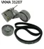 Комплект зубчастого ременя (Вир-во) SKF VKMA-31207 (фото 1)