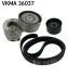 Комплект ременів поліклинових (Вир-во) SKF VKMA-36037