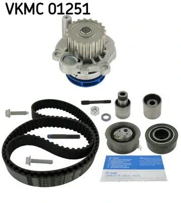 Водяний насос + комплект зубчастого ременя SKF VKMC-01251 (фото 1)