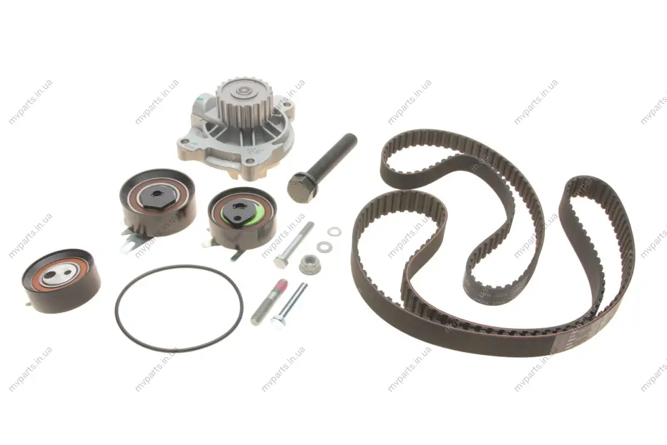 Комплект ГРМ + ТНВД + помпа VW LT 2.5SDI/VW T4 2.5 TDI 96-06 (26.5x122z/21x81z) (3 ролика+2 ременя) VKMC 01258-1 SKF VKMC-01258-1 (фото 1)