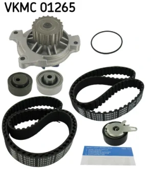 Комплект зубчастого ременя із водяним насосом (Вир-во) SKF VKMC-01265