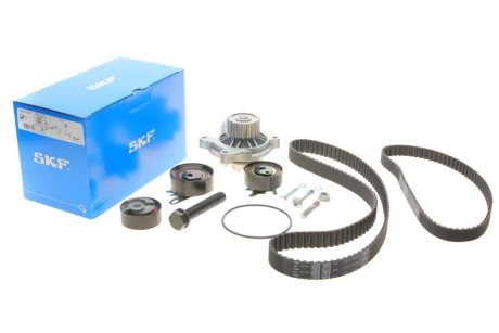 Комплект ГРМ + помпа Audi A6/VW LT/T4 2.5TDI 91-06 (26.5x122) VKMC 01270 SKF VKMC-01270