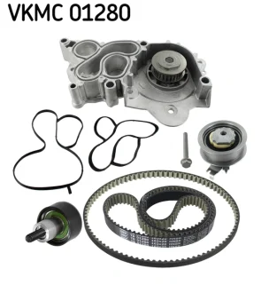 Водяний насос + комплект зубчастого реміня (Вир-во) SKF VKMC-01280