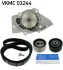 Водяний насос + комплект зубчастого ременя (Вир-во) SKF VKMC-03244