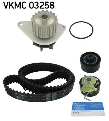 Комплект ГРМ + помпа Citroen C4/Peugeot 307 1.4 16V 03- (25.4x135z) VKMC 03258 SKF VKMC-03258 (фото 1)