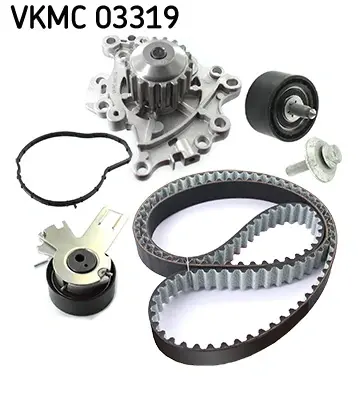 Комплект зубчастого ременя із водяним насосом (Вир-во) SKF VKMC-03319 (фото 1)