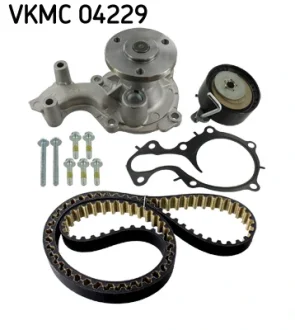 Комплект зубчастого ременя із водяним насосом (Вир-во) SKF VKMC-04229