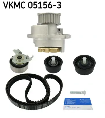 Водяний насос + комплект зубчастого реміня (Вир-во) SKF VKMC-05156-3 (фото 1)