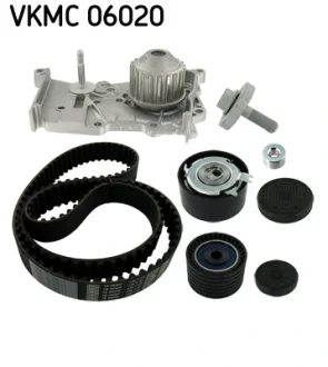 Водяний насос + комплект зубчастого реміня (Вир-во) SKF VKMC-06020