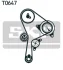 Водяний насос + комплект зубчастого ременя RENAULT MEGANE II 1.9 dCi 2004 - 2006 (Вир-во) SKF VKMC-06129 (фото 2)