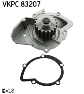 Насос водяний (Вир-во) SKF VKPC-83207