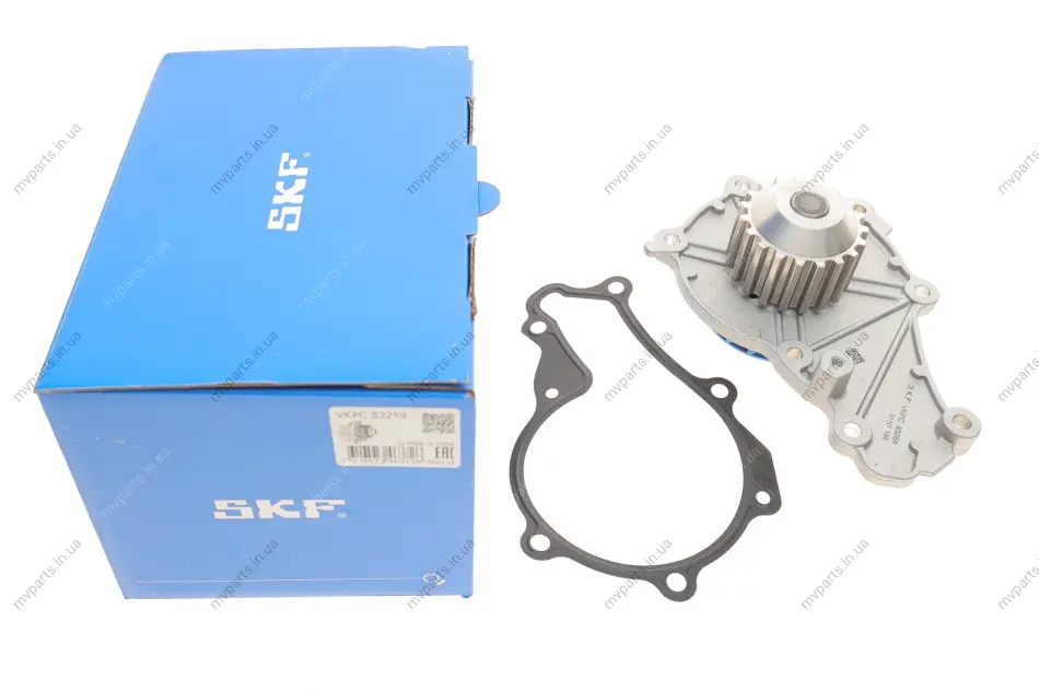 Помпа води Citroen Berlingo/C2-C5/Fiat Scudo/Ford Transit/Focus/Mazda 3 1.4-1.6TDCI/HDI/D 04- (19z) VKPC 83259 SKF VKPC-83259 (фото 1)