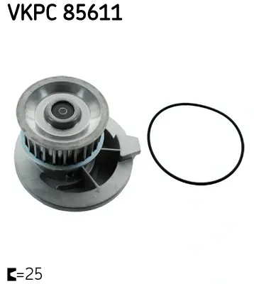 Насос водяний OPEL, DAEWOO Lacetti седан III (J200) 1.8 CDX (Вир-во) SKF VKPC-85611 (фото 1)