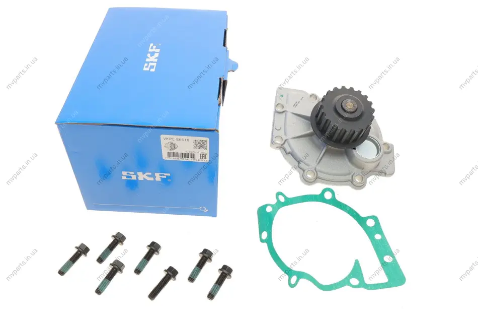 Помпа води Ford Focus/Kuga/Mondeo 2.5ST/RS 05-/Renault Laguna 2.0 16V 95- (z=19) VKPC 86618 SKF VKPC-86618 (фото 1)
