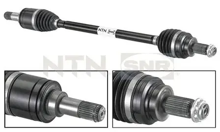 Піввісь (задня) BMW 3 (F30/F80) 11-18 (R) (28x30x827) B38/B47/B48/B58/N13/N20/N47/N55 SNR DK50.002 SNR NTN DK50-002 (фото 1)