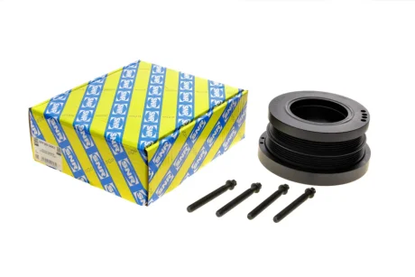 Шків колінвалу BMW 3 (E46)/5 (E39)/X5 (E53) 3.0D 98-05 (+ к-кт болтів) SNR DPF350.04K1 SNR NTN DPF350-04K1