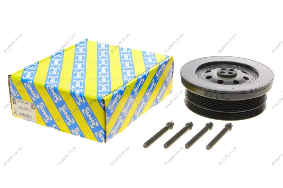 Шків колінвалу BMW 3 (E46/E90)/5 (E60)/X5 (E70) 3.0D 02-13 (4PK + 6PK) (M57) SNR DPF350.06K1 SNR NTN DPF350-06K1 (фото 1)