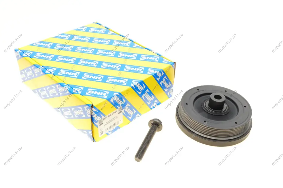 Шків колінчастого валу Ford Connect 1.8TDCI 90PS 02-13/Mondeo IV 07-15 SNR DPF352.03K1 SNR NTN DPF352-03K1 (фото 1)