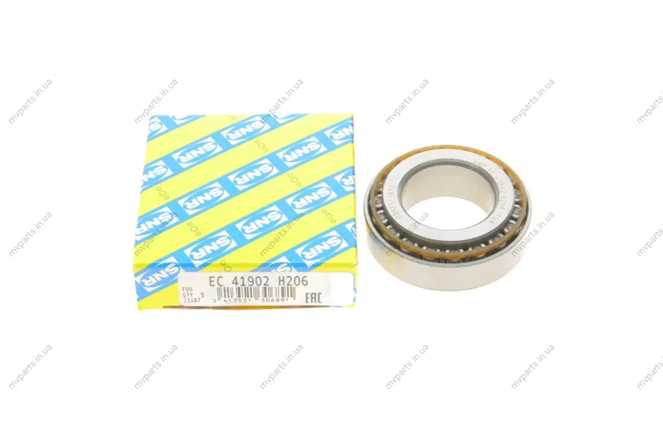 Підшипник КПП Renault Quashqai/ Tiida/ Clio/ Megane/ Laguna 03- (30x55x17.05) втор. вал, TL4 SNR EC 41902 H206 SNR NTN EC-41902-H206 (фото 1)