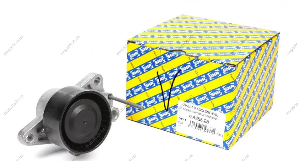 Натяжник ременя генератора Renault Megane 1.6dCi 11- SNR GA355.28 SNR NTN GA355-28 (фото 1)