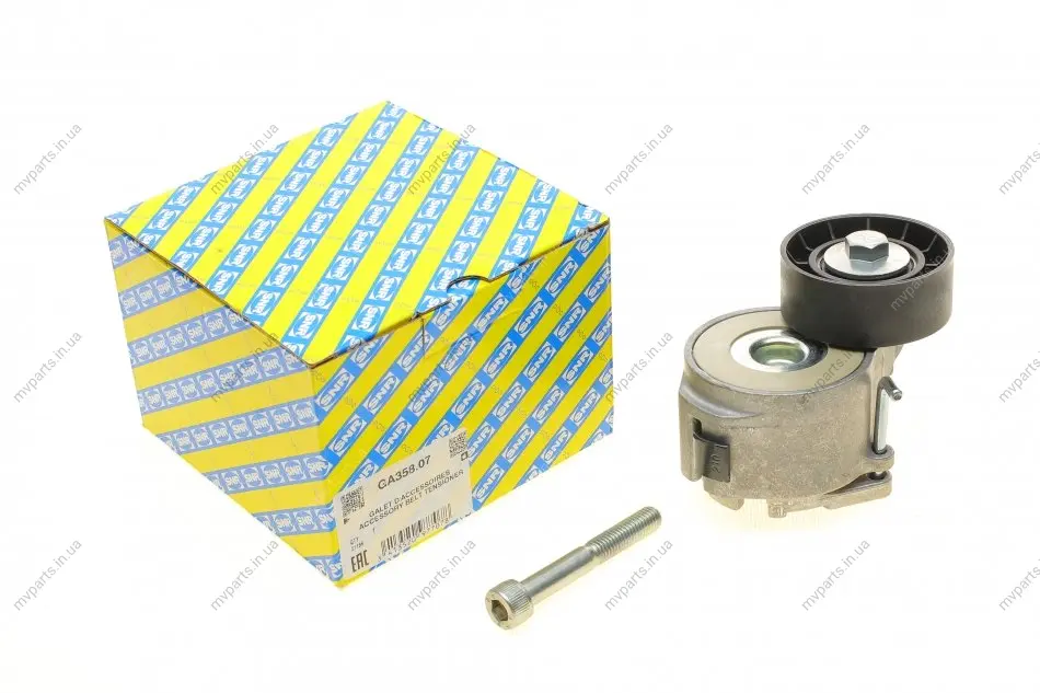 Натяжник ременя генератора Opel Astra H/Vectra C 1.9CDTI 04-10/Fiat Stilo 1.9JTD 03-08 (65x25.5) SNR GA358.07 SNR NTN GA358-07 (фото 1)