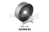 Ролик генератора Fiat Scudo 2.0 96-06/Peugeot Expert 2.0 00- (паразитний) (78x25) SNR GA359.94 SNR NTN GA359-94 (фото 1)