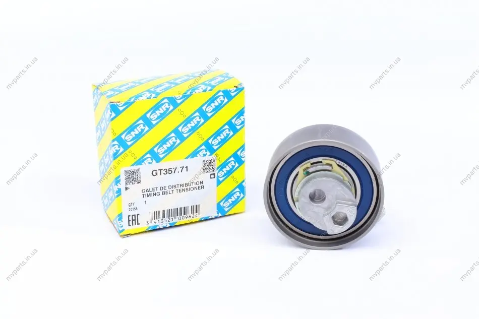 Ролик ГРМ Audi A4/A5/A6/A8/Q5/Q7/VW Phaeton 2.7/3.0TDi 04- (натяжний) (67x28) SNR GT357.71 SNR NTN GT357-71 (фото 1)