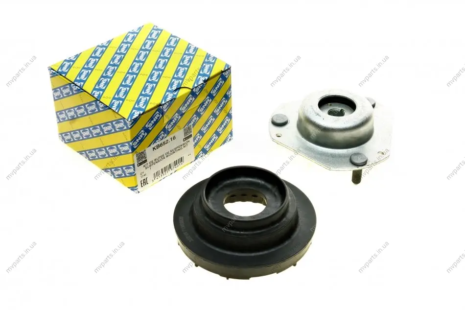 Подушка амортизатора (переднього) + підшипник Ford Fiesta 1.0-1.6 Ti 08- SNR KB652.16 SNR NTN KB652-16 (фото 1)