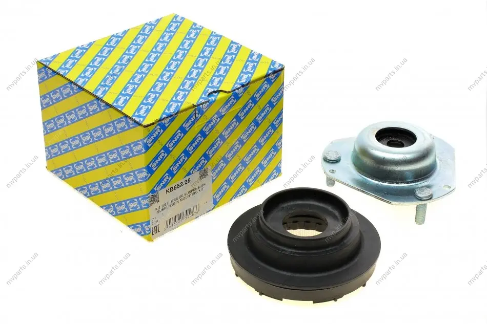 Подушка амортизатора (переднього) + підшипник Ford Fiesta 08-/Mazda 2 07-15 SNR KB652.26 SNR NTN KB652-26 (фото 1)