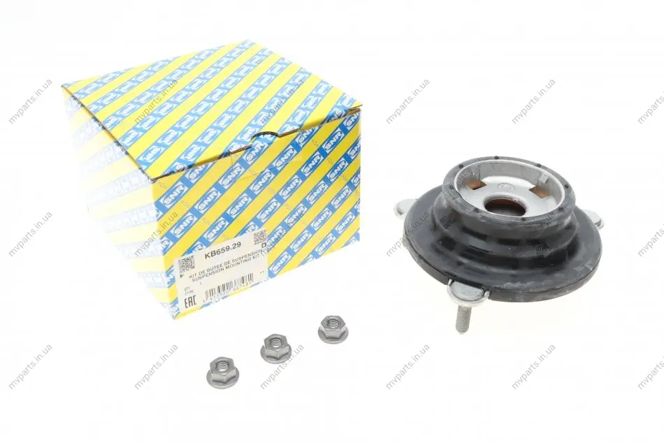 Подушка амортизатора (переднього) Citroen C5/Peugeot 407/508 1.6-3.0D 04- SNR KB659.29 SNR NTN KB659-29 (фото 1)