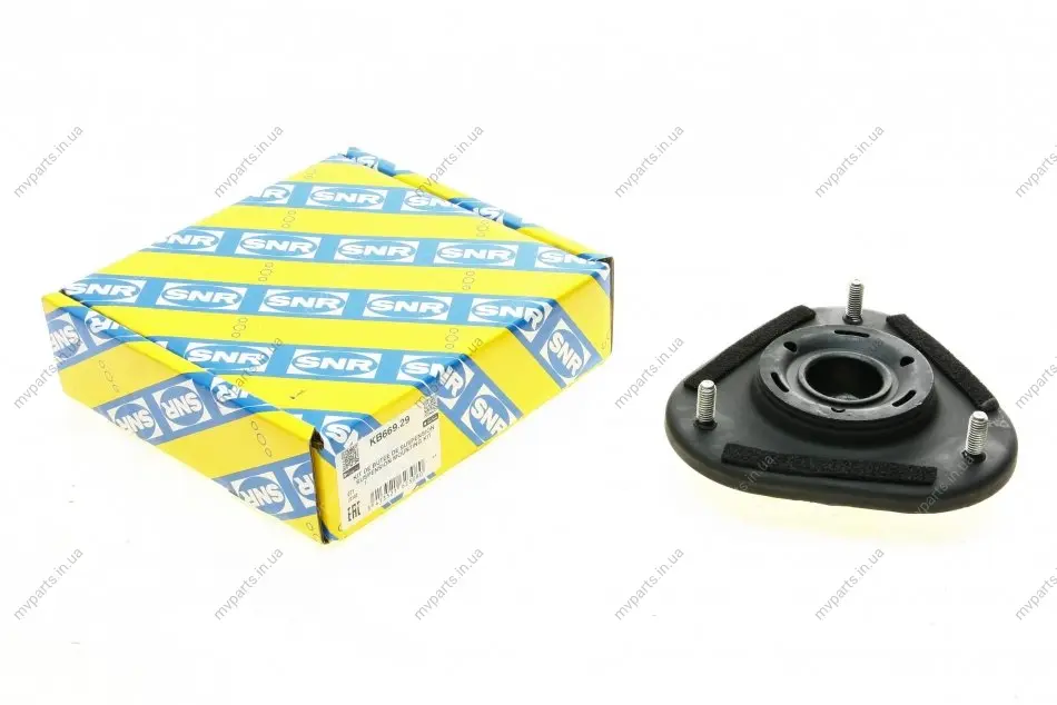 Подушка амортизатора (переднього) + підшипник Toyota Corolla 1.3-2.0/Prius 1.5 Hybrid 02-09 SNR KB669.29 SNR NTN KB669-29 (фото 1)