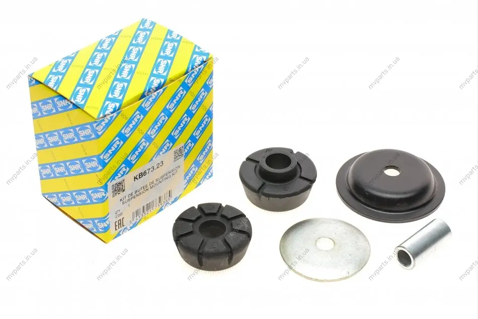 Подушка амортизатора (переднього) Mitsubishi L200/Pajero Sport 2.4-3.2 DI-D 05- (к-кт) SNR KB673.23 SNR NTN KB673-23 (фото 1)