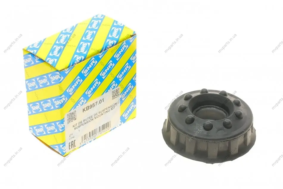 Подушка амортизатора (заднього) Audi 100/200/A6 1.8-2.8 82-05 SNR KB957.01 SNR NTN KB957-01 (фото 1)