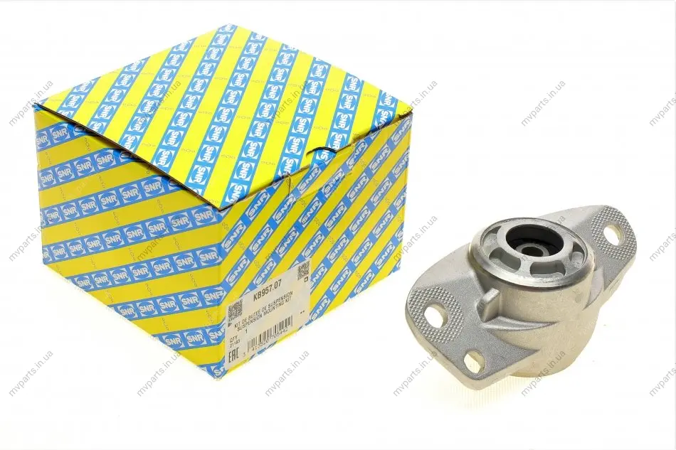 Подушка амортизатора (заднього) Audi A3/Seat Leon/ToledoIII/VW Golf/Jetta/Passat/Sharan/Tiguan 05- SNR KB957.07 SNR NTN KB957-07 (фото 1)