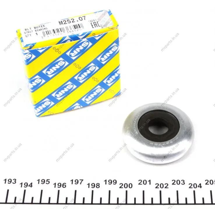 Підшипник амортизатора (переднього) опорний Ford Fiesta 89-03 SNR M252.07 SNR NTN M252-07 (фото 1)