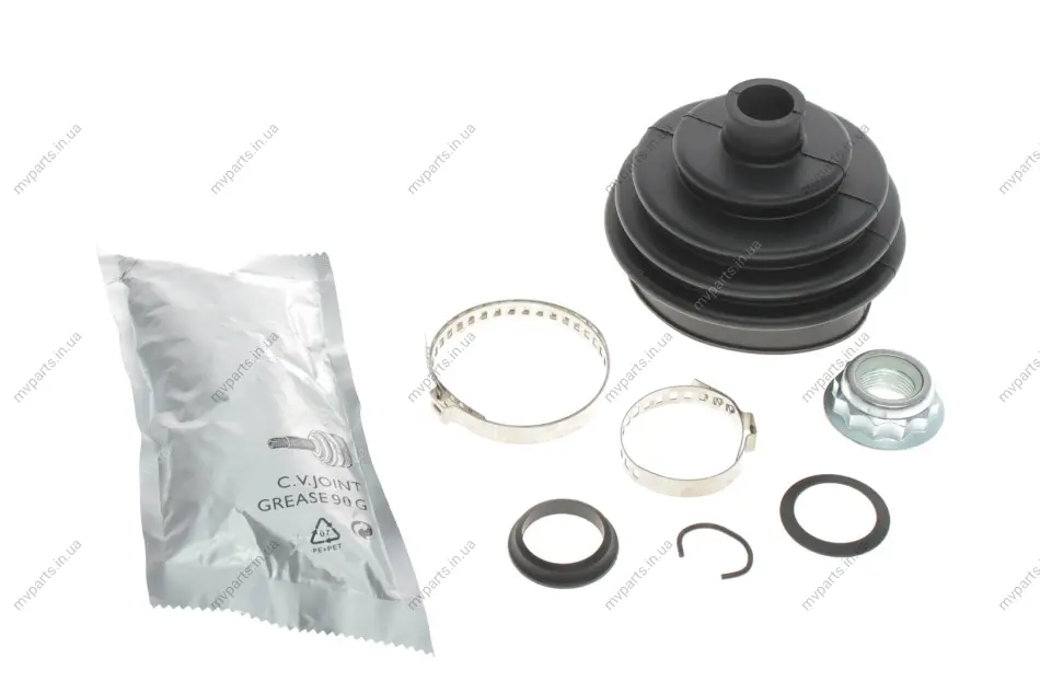 Пильник ШРКШ (зовнішній) Audi A3/TT/Seat Leon/Toledo/Skoda Octavia/VW Golf 96-10 (19x76.5) (к-кт) SNR OBK54.006 SNR NTN OBK54-006 (фото 1)