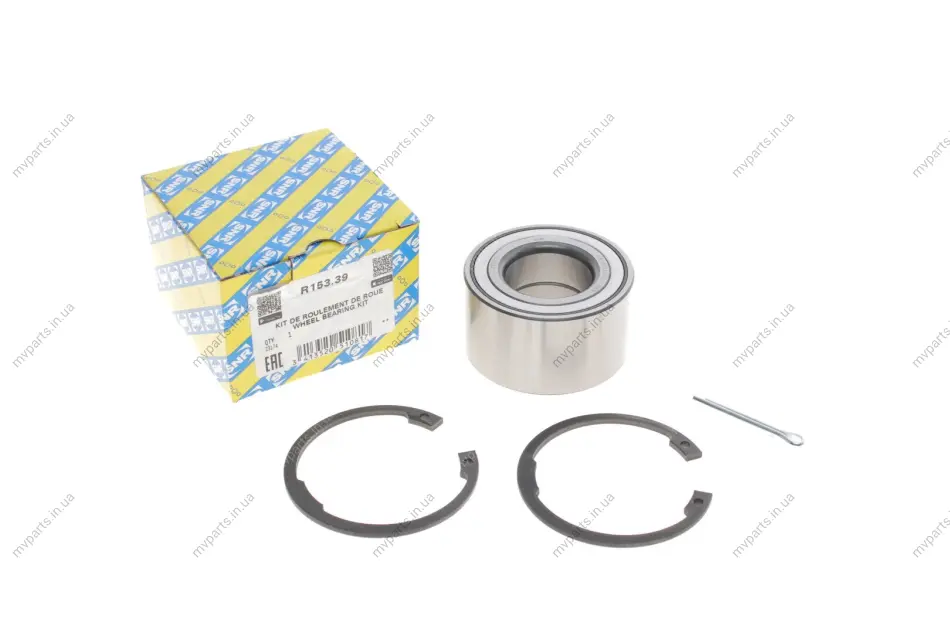 Підшипник маточини (передньої) Opel Corsa C/Combo 1.2-1.7DTi/Meriva 1.6-1.8 00- SNR R153.39 SNR NTN R153-39 (фото 1)