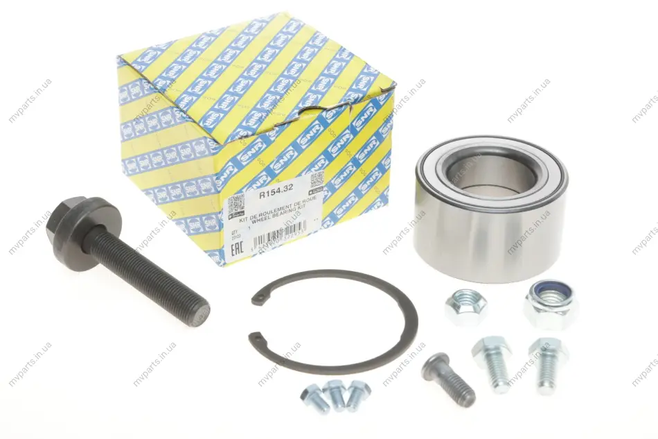 Підшипник маточини (передньої) VW T4 90-03 (45x80x45) SNR R154.32 SNR NTN R154-32 (фото 1)