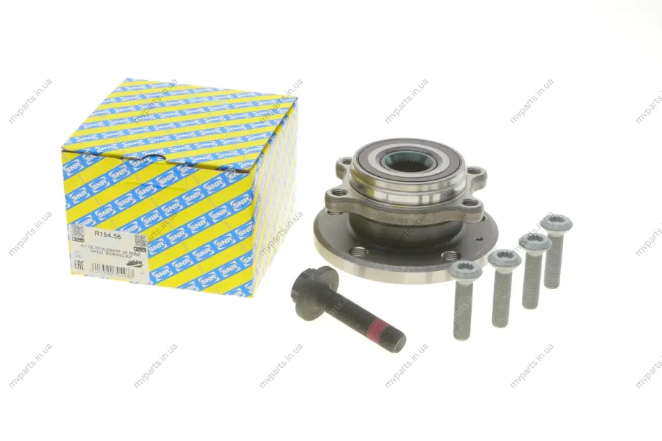 Підшипник маточини (передньої) VW Caddy 03-/Golf V SNR R154.56 SNR NTN R154-56 (фото 1)