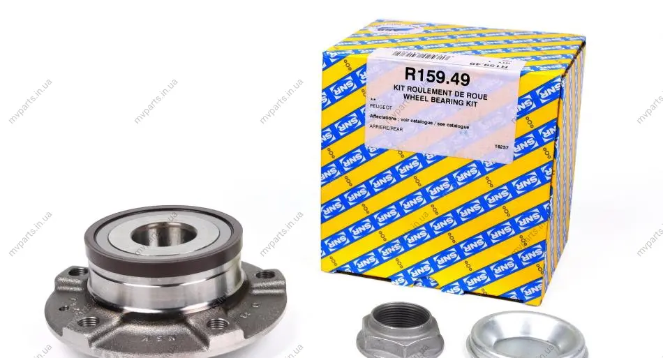 Підшипник маточини (задньої) Peugeot 407 04-/508 11-/607 04- SNR R159.49 SNR NTN R159-49 (фото 1)
