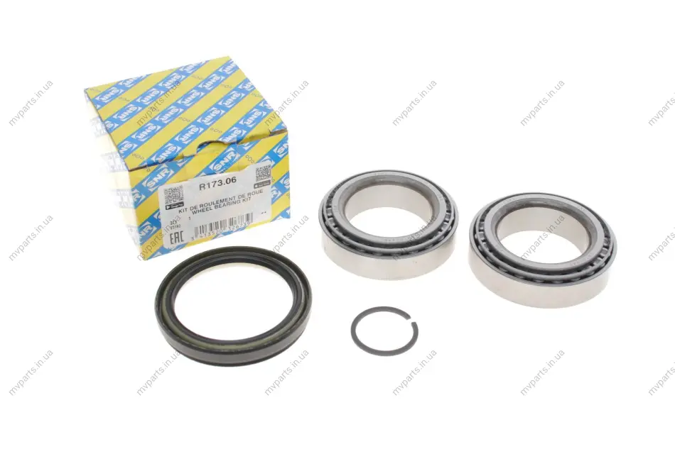 Підшипник маточини (передньої) Mitsubishi Pajero -09/L200 -07/L300 -04 SNR R173.06 SNR NTN R173-06 (фото 1)