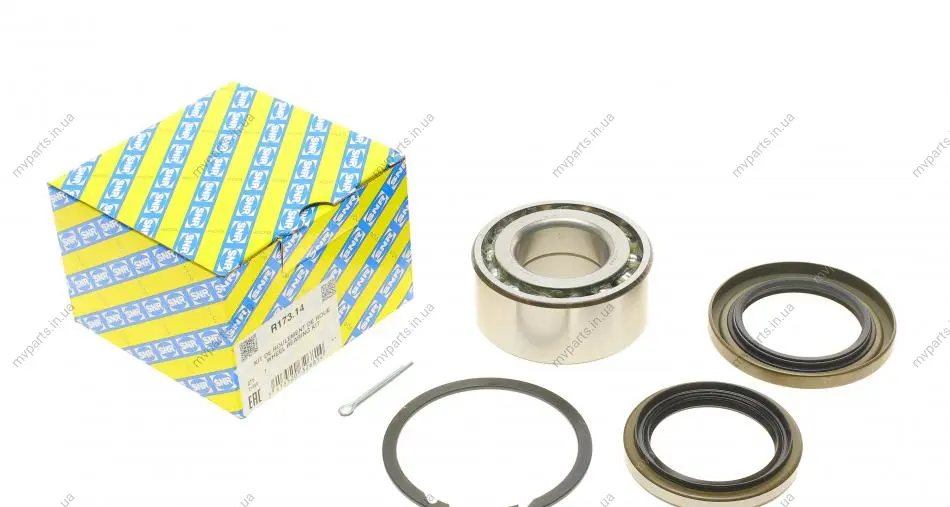 Підшипник маточини (передньої) Mitsubishi Galant/Lancer 1.6-2.4 84-03 (40x80x34) SNR R173.14 SNR NTN R173-14 (фото 1)