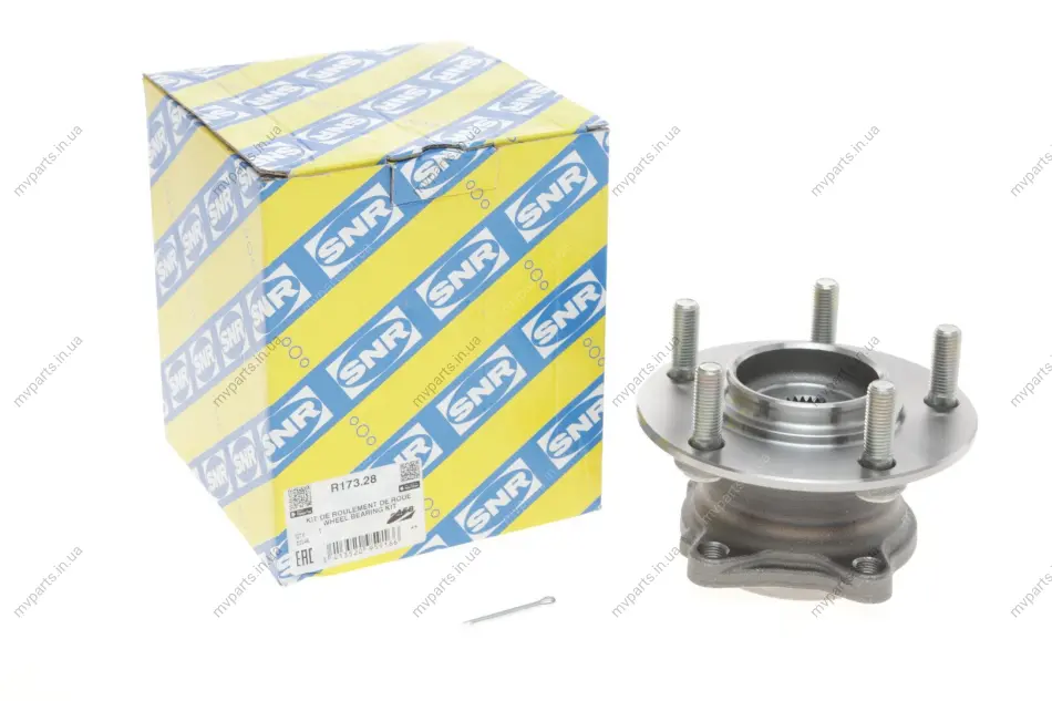 Підшипник маточини (задньої) Mitsubishi Outlander 06- (+ABS) SNR R173.28 SNR NTN R173-28 (фото 1)