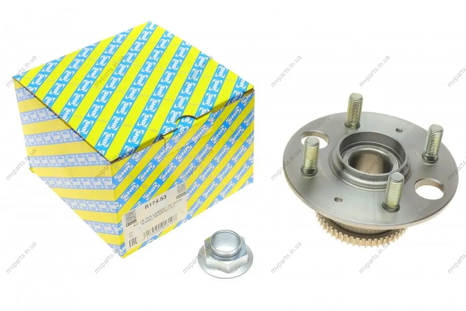 Підшипник маточини (задньої) Honda Civic VII 1.3-1.7D 00-05 SNR R174.53 SNR NTN R174-53 (фото 1)