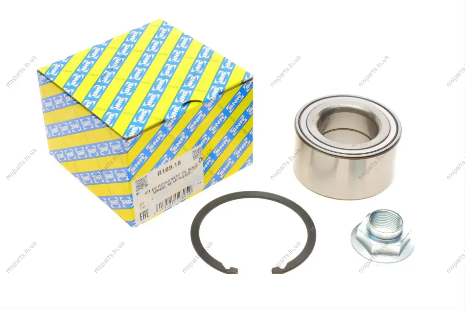 Підшипник маточини (передньої) Hyundai Elantra 06-/i30 07-12/Kia Cee\'d 06- (42x78x40) SNR R189.18 SNR NTN R189-18 (фото 1)